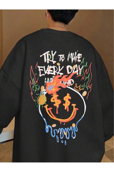 Revasser Unisex Femei/Bărbați Încearcă să realizeze un hanorac colorat din bu...