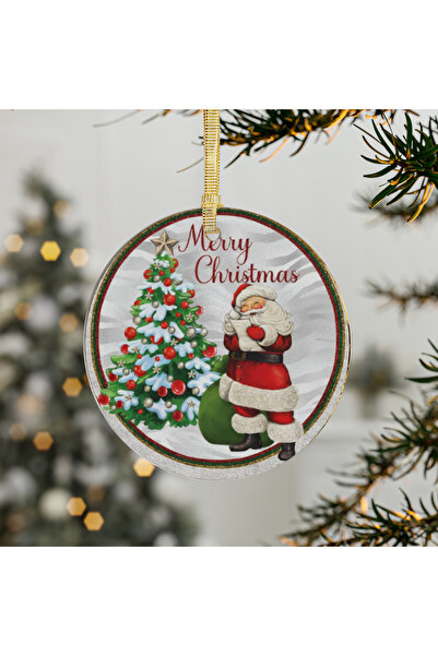 LADİJİTAL BASKI ÇÖZÜMLERİ Кръгла коледна украса