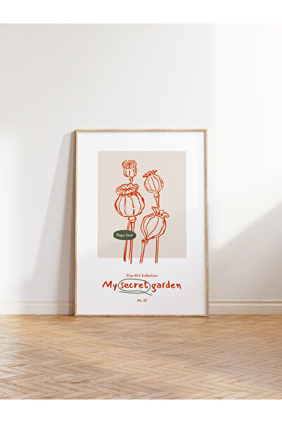 Postifull Botanik Poster - Ev Dekoru Estetik Poster - Flower Market Poster - ...