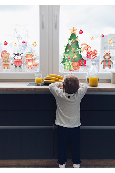 WALLHUMAN Yılbaşı Dostluğu Cam Stickerı