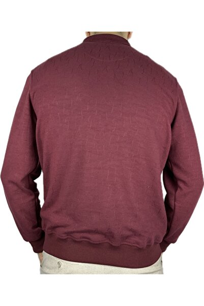 APT PRESTIGE Erkek Kırmızı Kışlık Cepli Kalın Regular Selanik Kazak