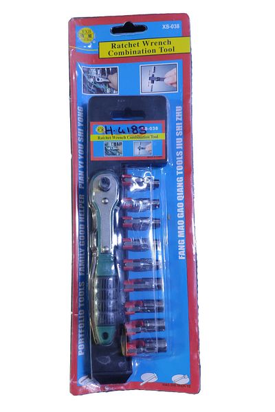 yunuskayatek 18 Piece Ratchet Socket and Screwdriver Set