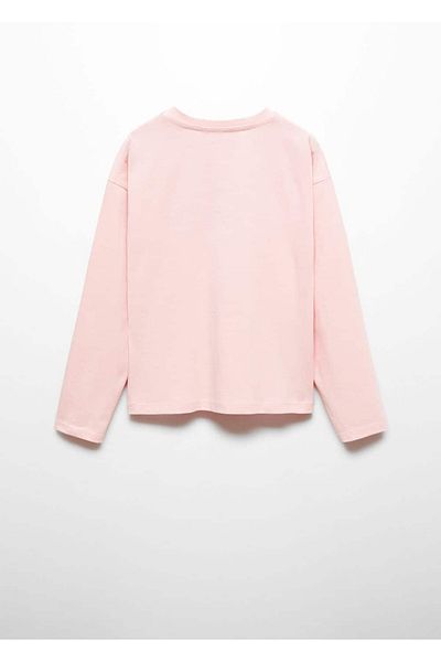 MANGO Kids Gemustertes Langarm-T-Shirt