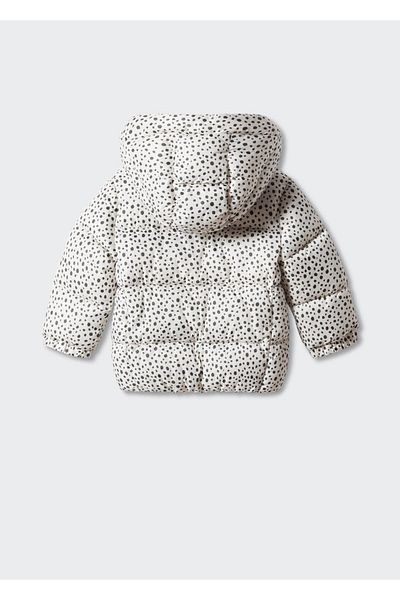 MANGO Kids Ecru Winter Jacket for Kids
