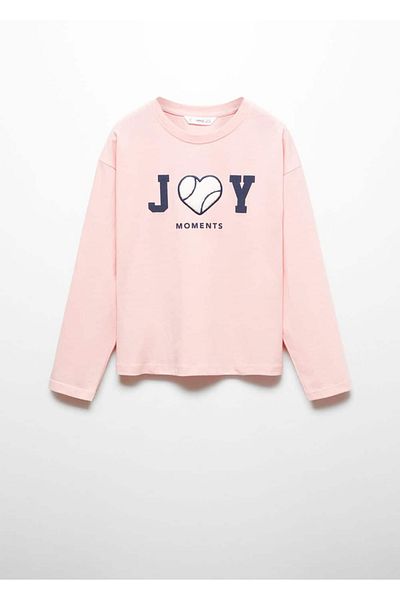 MANGO Kids Gemustertes Langarm-T-Shirt