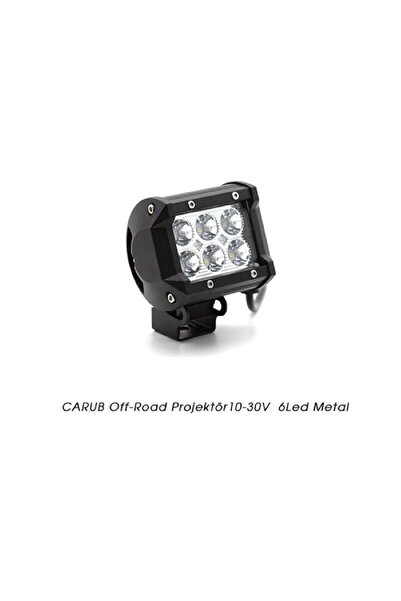 Carub Off-Road Projektör10-30V 6Led Metal