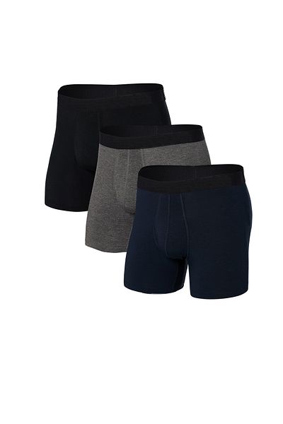 Laula Ανδρικό σετ μπόξερ 3 τεμαχίων 95% Cotton Premium Collection - Πολύχρωμο