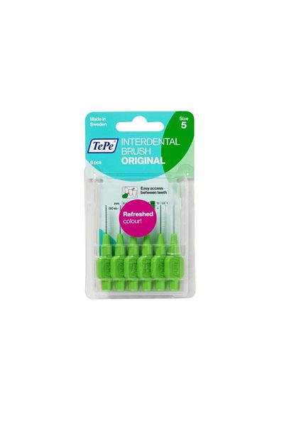 TePe Blistered Interface Brush 6 Pieces Green