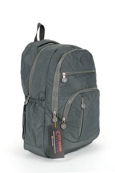 citycenterfashion Unisex Crinkle School Backpack Middle School High School College Waterproof Fabric with Laptop Pocket cty-lbn-201