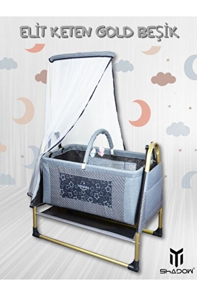 Happy Baby Elit Keten Gold Beşik