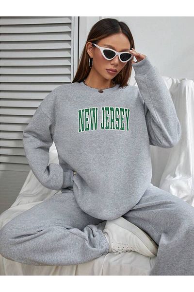VİPER Унисекс суитшърт New Jersey Oversize