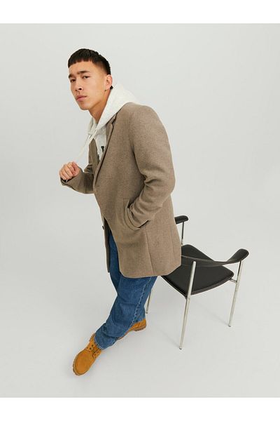 Jack & Jones معطف صوف للرجال معطف صوف ErJJEMORRISON SN