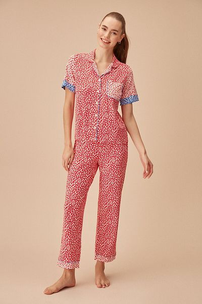 SUWEN Jasmine Masculine Pajama Set