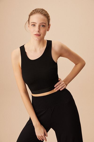 SUWEN Crop Top Fit Life Sport