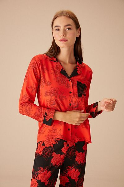 SUWEN Valeria Masculine Pajama Set