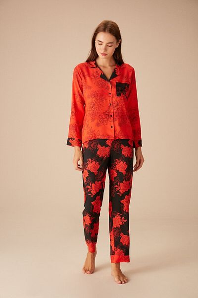 SUWEN Valeria Masculine Pajama Set