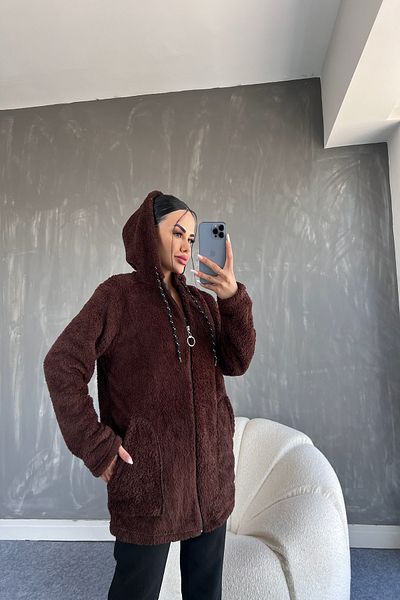 LİLA İSTANBUL Hooded Plush Fleece (Standard Size S/M/L/XL Size Compatible)