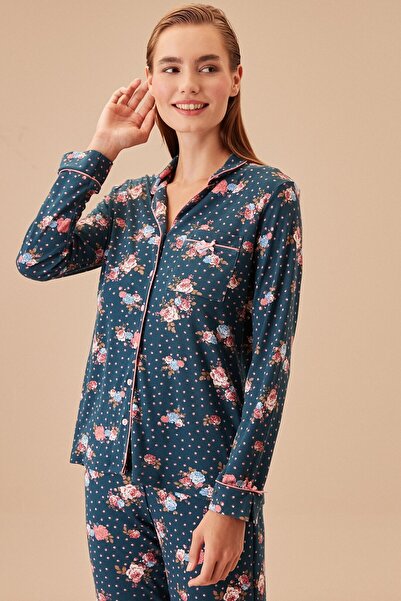 SUWEN Young Mother Masculine Pajama Set