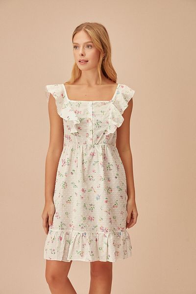 SUWEN Crispy Nightgown