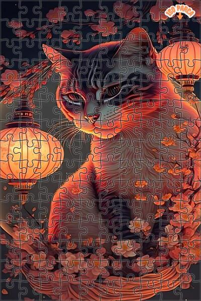 Teona Ahşap 3 Boyutlu Tropikal Doğa Manzara Temalı Çift Katlı Çerçeveli Asıla...