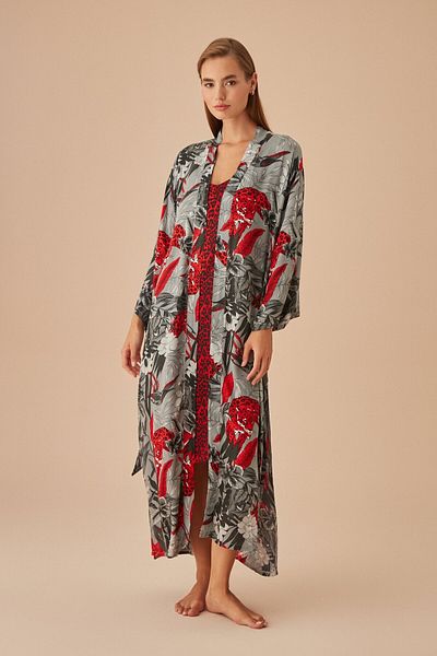 SUWEN Lupine Long Dressing Gown