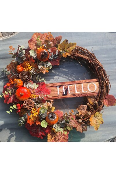 lolipophobi Balkabakli Model Kapi Süsü 40 Cm, Kapı Süsü, Kapı Çelenk