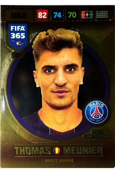 Panini THOMAS MEUNİER GOLD CARD