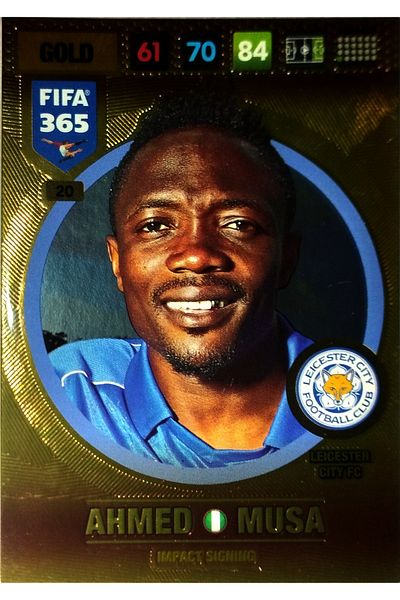 Panini AHMED MUSA Gold card
