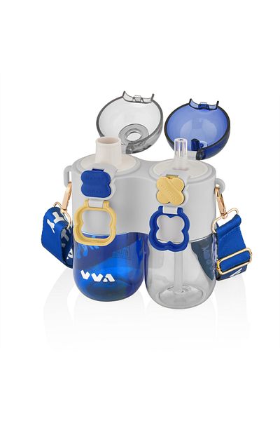 Vagonlife TKK Single Body Double Chambered Flask with Strap and 800ml Capacity with or without Straw