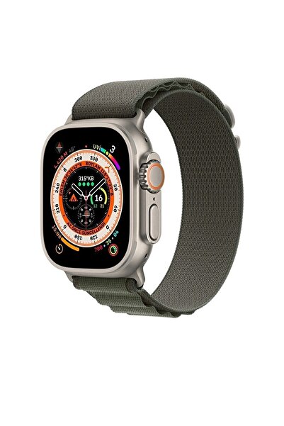Apple Watch Uyumlu 42mm 44mm 45mm 49mm 1/2/3/4/5/6/se/7/8/ Ultra Alpine Loop Hasır Kordon
