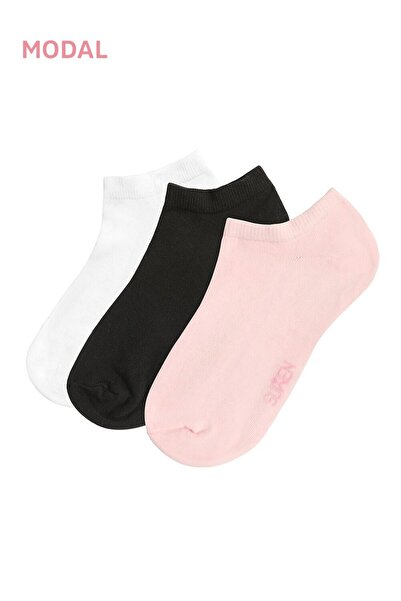 SUWEN Görünmez 3'lü Modal Sneaker Çorap