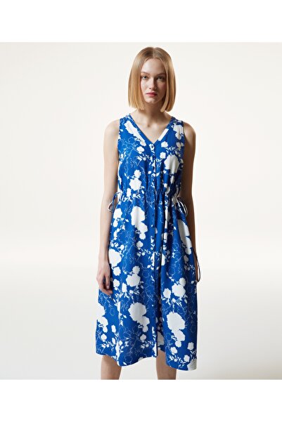 Machka Adjustable Waist Shirt Dress