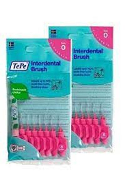 TePe Pink Interdental Brush - 0.4 Mm, 8 Pieces X 2 Pieces