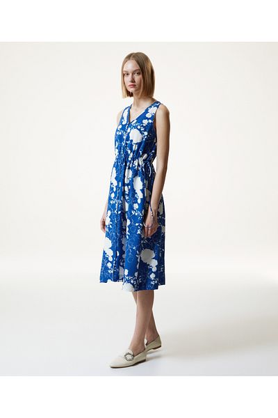 Machka Adjustable Waist Shirt Dress