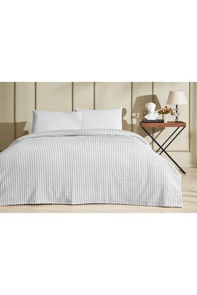 Özdilek Pyramid M.line Gray Single Blanket