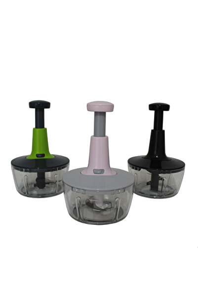 HAZARPAZAR Çelik Bıçaklı Üsten Basmalı El Rondosu Blender