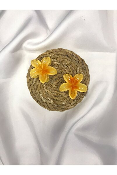 TETHOME 2'li Küçük Boy Lotus Çiçeği Mandal Toka 4.5 Cm