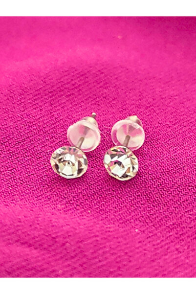 TÜKKAN ACCESSORİES ZİRKON TEKTAŞ 5 MM NOKTA KÜPE-KÜPE76