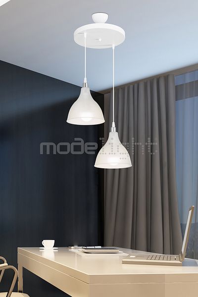 AG LightDesign Transparent White Pendant Chandelier - Room Living Room Kitchen Hallway Lamp