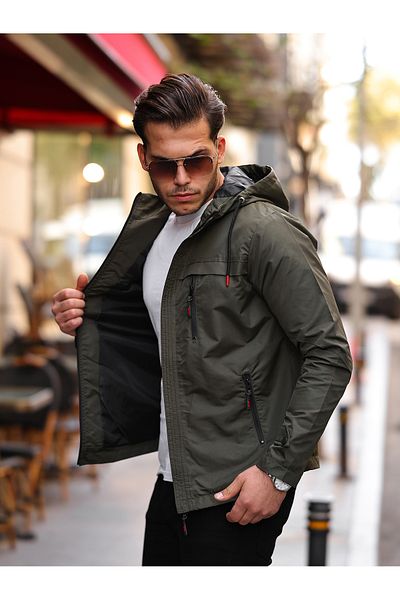 Boymen Ανδρικό αδιάβροχο αδιάβροχο και αντιανεμικό