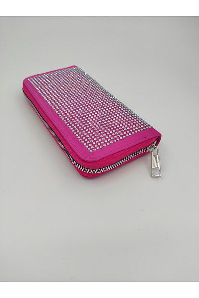 UCCELLO Single Zippered Stone Wallet
