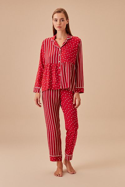 SUWEN Maya Masculine Pajama Set