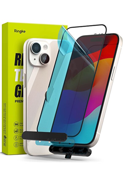 m.tk moveteck Iphone 15 Ekran Koruyucu 5d Tam Kapatan Otomatik Hizalama Apara...