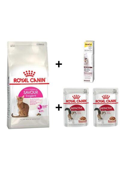Royal Canin Savour Exigent Kuru Kedi Maması 2 Kg + 2 Adet RC Yaş Mama + 20 gr...
