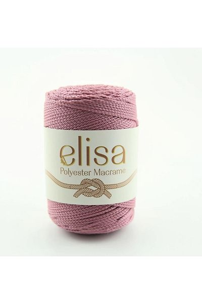 Yumuşakkeçe Σχοινί μακραμέ πολυεστέρα Elisa 3 mm Συσκευασία 6 τεμαχίων