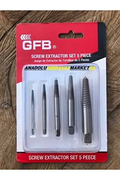 Genel Markalar TERS KLAVUZ TAKIMI 5 PARÇA 3-18MM GFB 3950