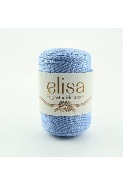 Yumuşakkeçe Σχοινί μακραμέ πολυεστέρα Elisa 3 mm Συσκευασία 6 τεμαχίων