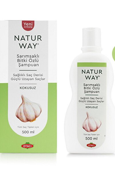 Naturway Otacı شامبو Otacı بالثوم العشبي بدون رائحة 500 مل KeyProduct1328
