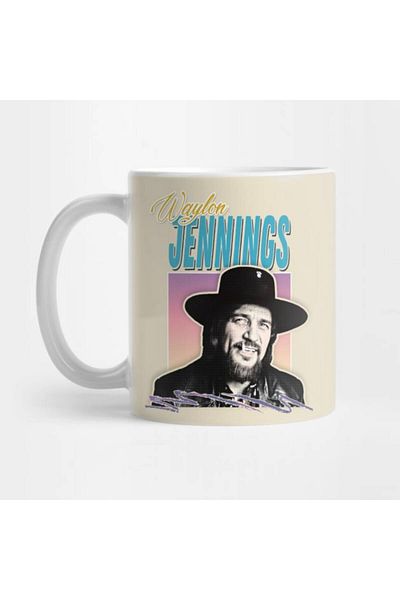 Pixxa Waylon Jennings Mug Cup