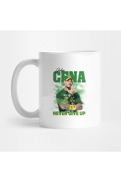 Pixxa John Cena Never Give Up Mug